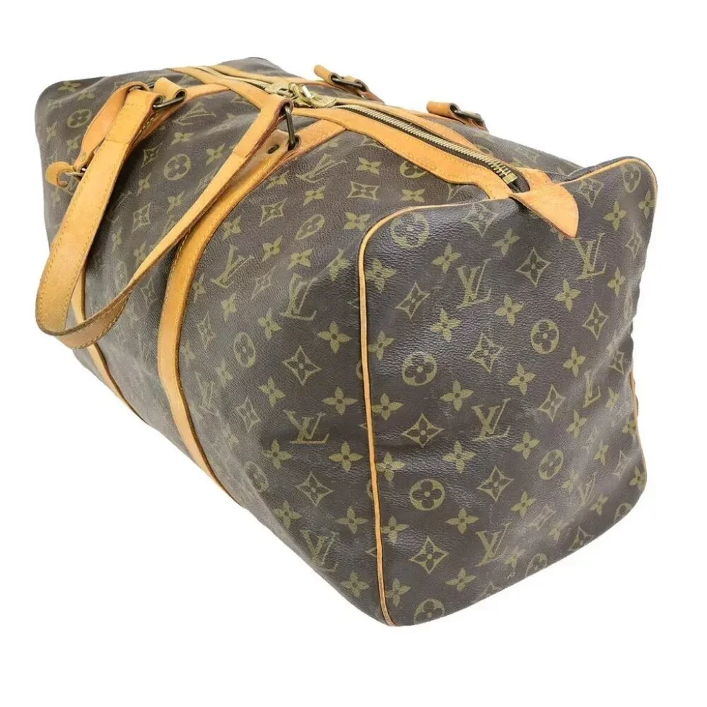 LOUIS VUITTON Sac Souple 45 Travel Hand Bag Monogram Leather BN
